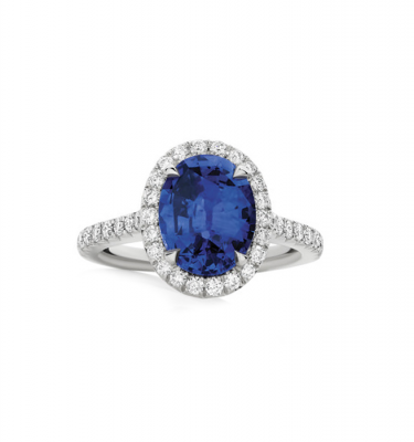 Sapphire Oval Cut Ring