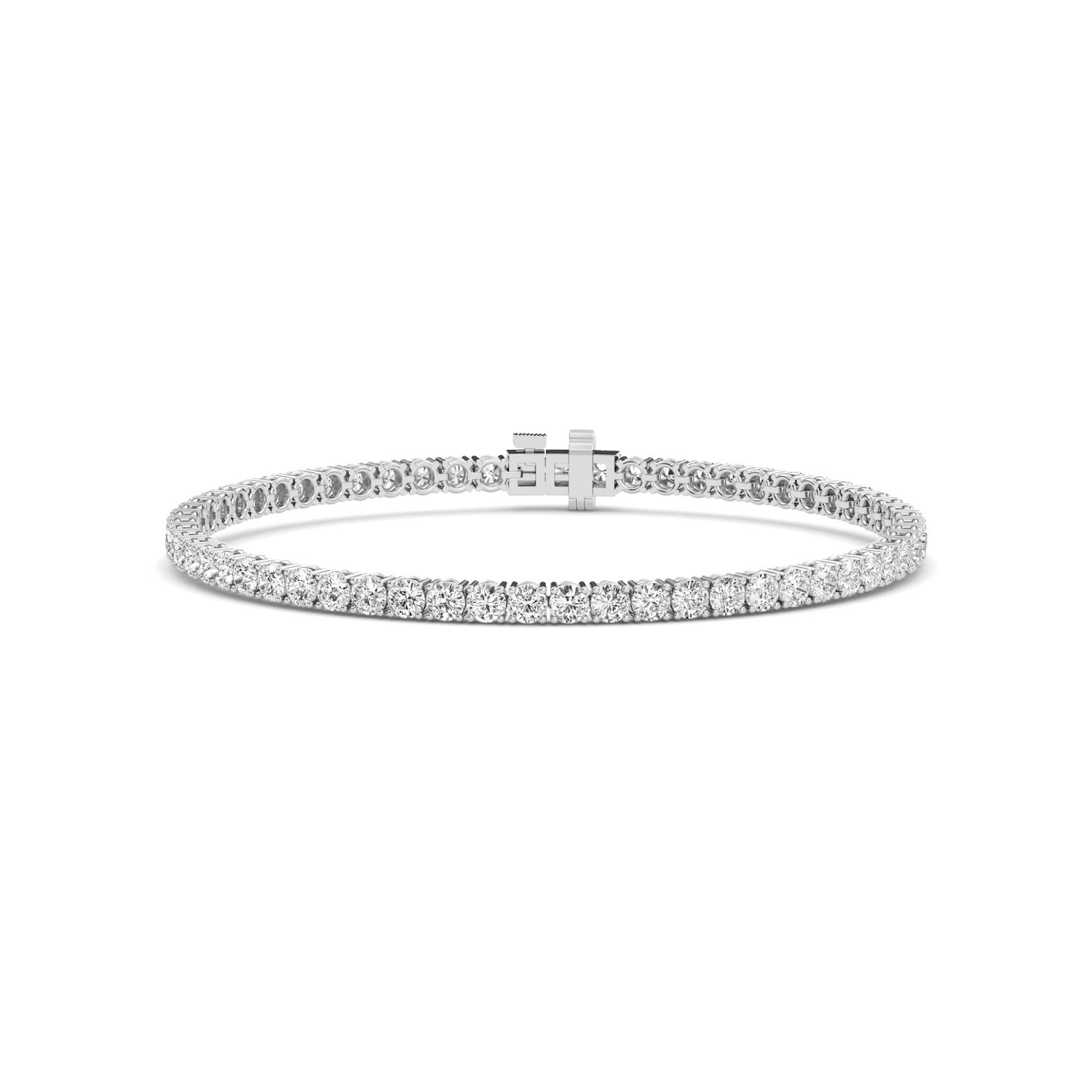 18K White Gold Lab Grown Diamond BRACELET 2.01 ctw BR20464-2-7IN