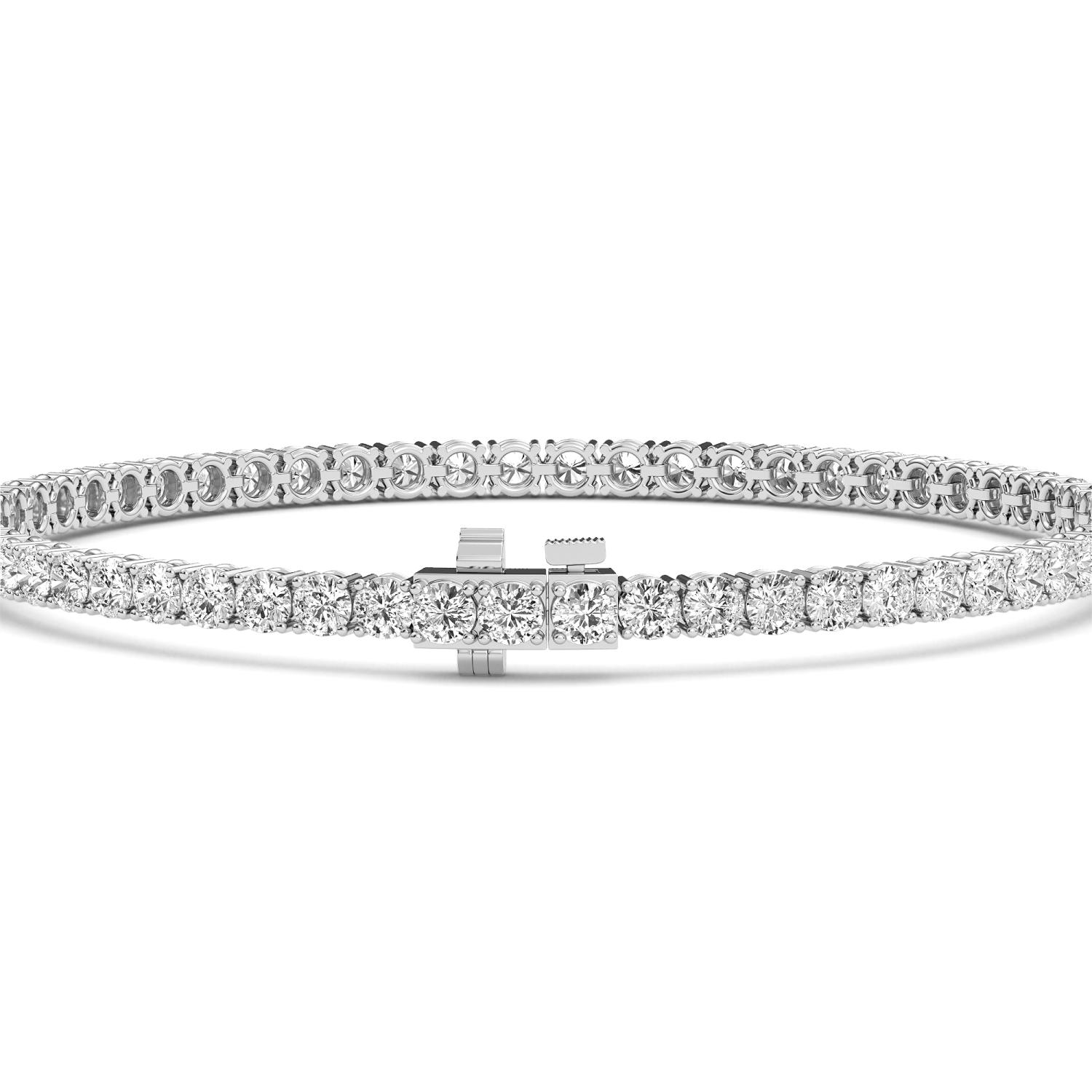 18K White Gold Lab Grown Diamond BRACELET 2.01 ctw BR20464-2-7IN