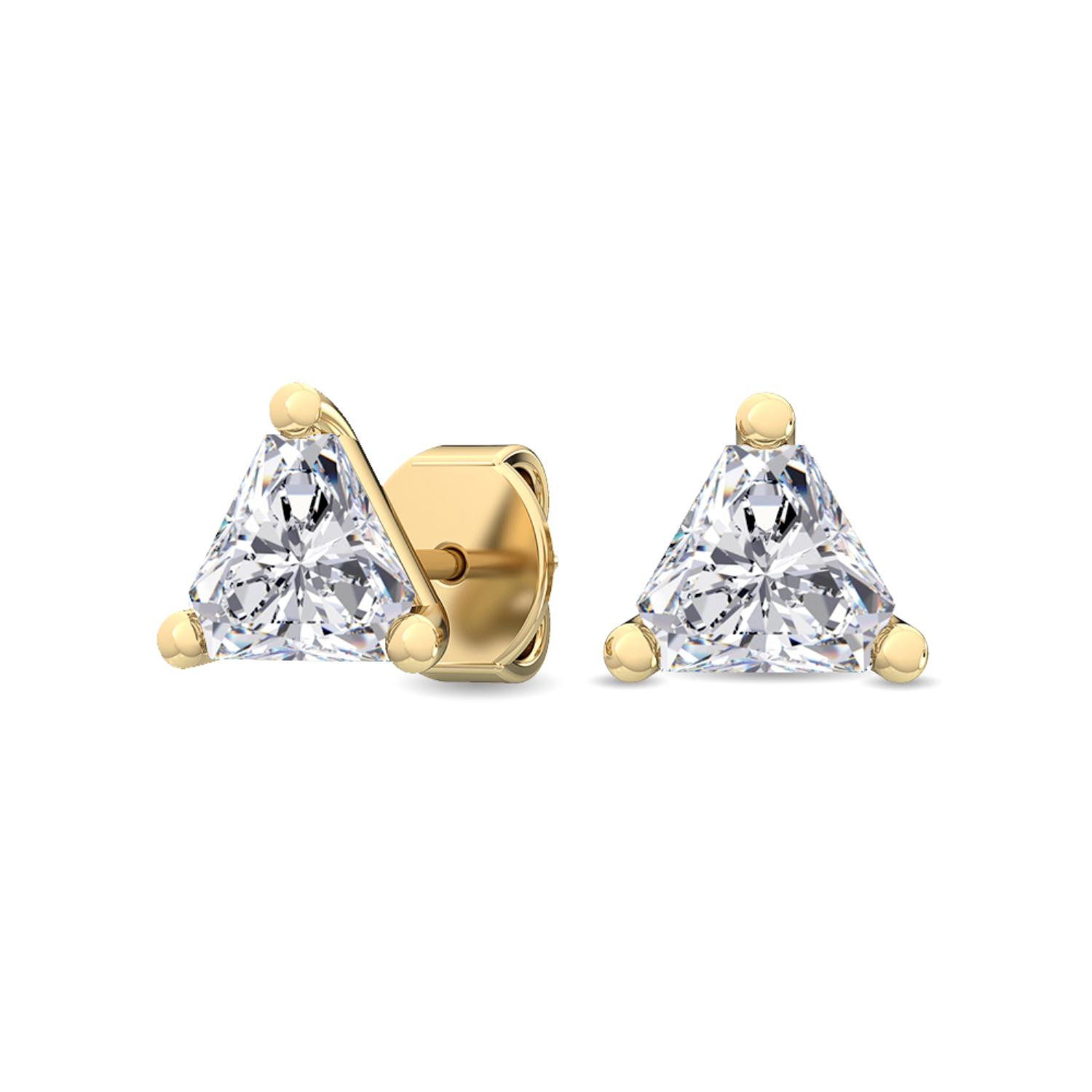 18K Yellow Gold Lab Grown Diamond EARRINGS 2.16 ctw E32039CH-2
