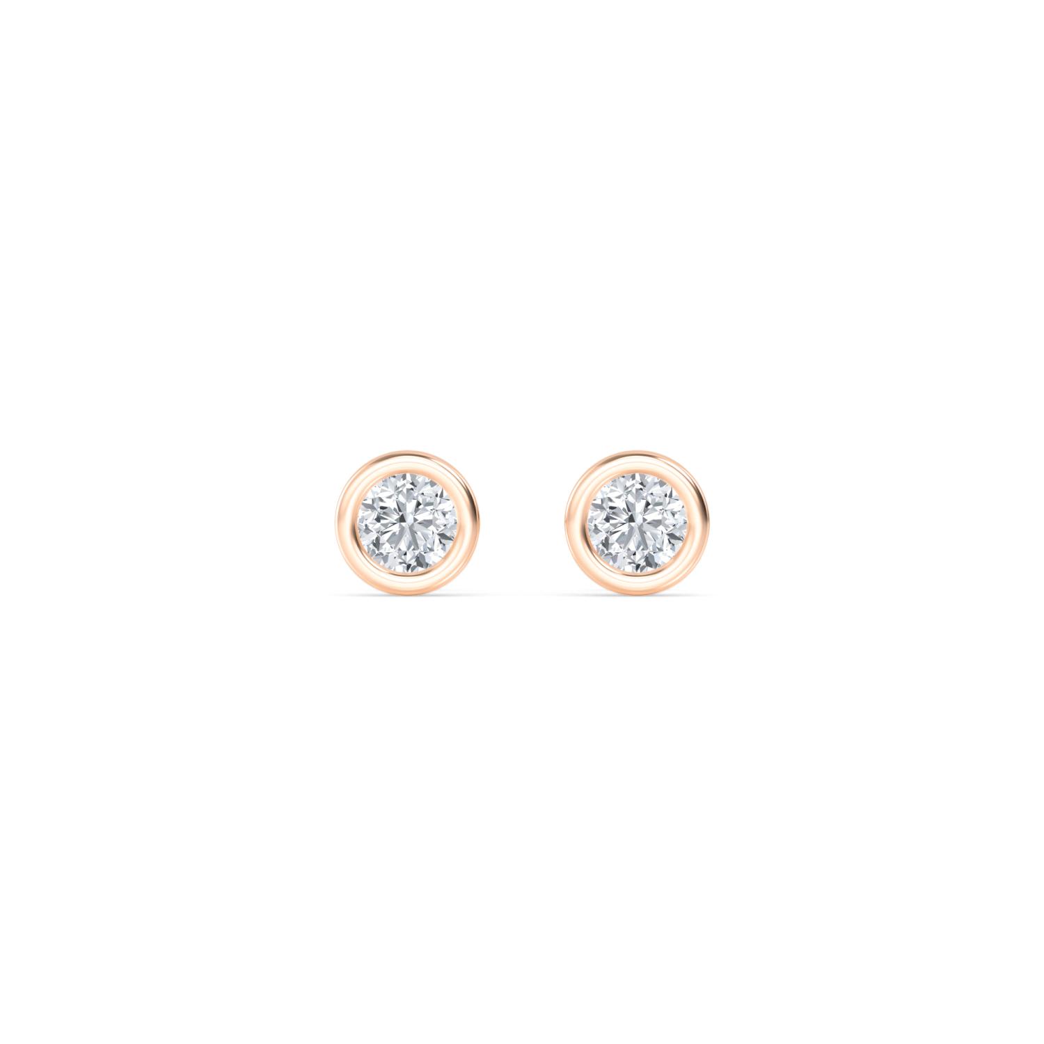 18K Rose Gold Lab Grown Diamond EARRINGS 0.75 ctw E32903-0.75CT