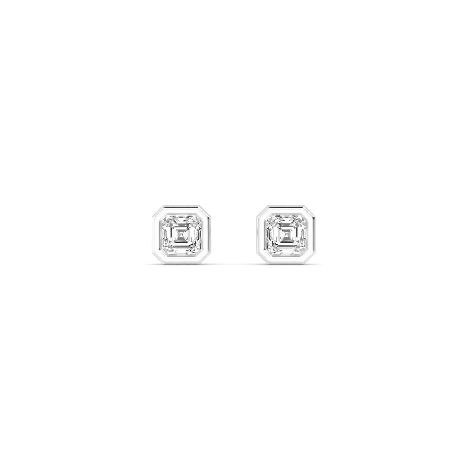 18K White Gold Lab Grown Diamond EARRINGS 0.33 ctw E32903ASS-0.25CT