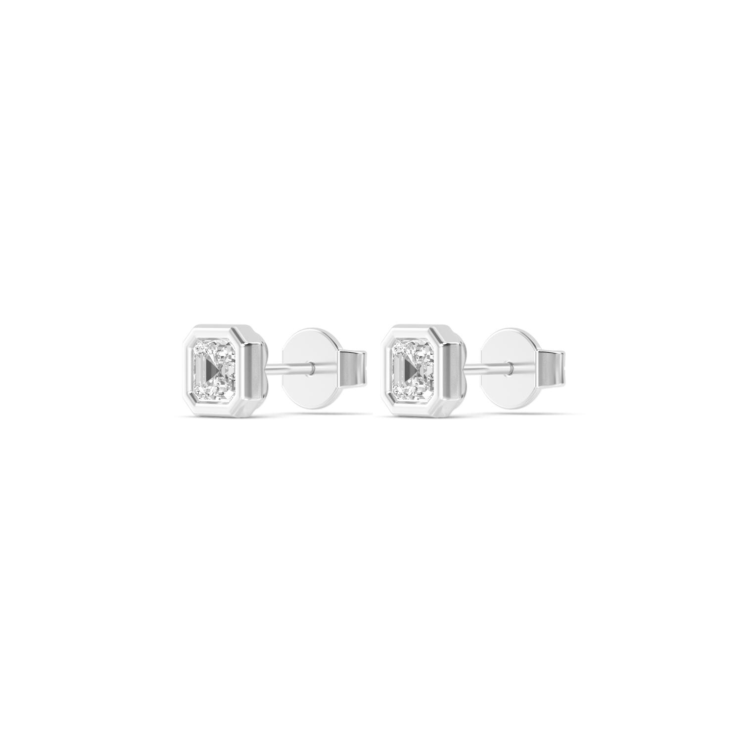 18K White Gold Lab Grown Diamond EARRINGS 0.33 ctw E32903ASS-0.25CT