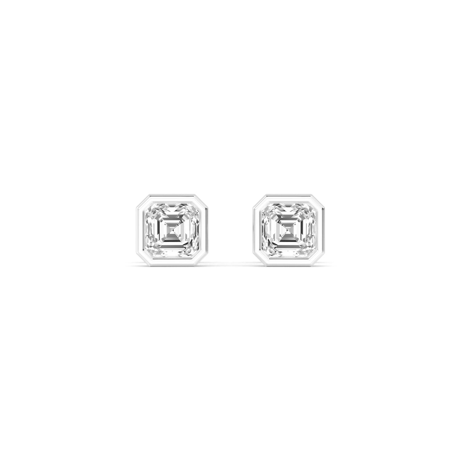 18K White Gold Lab Grown Diamond EARRINGS 1.06 ctw E32903ASS-1