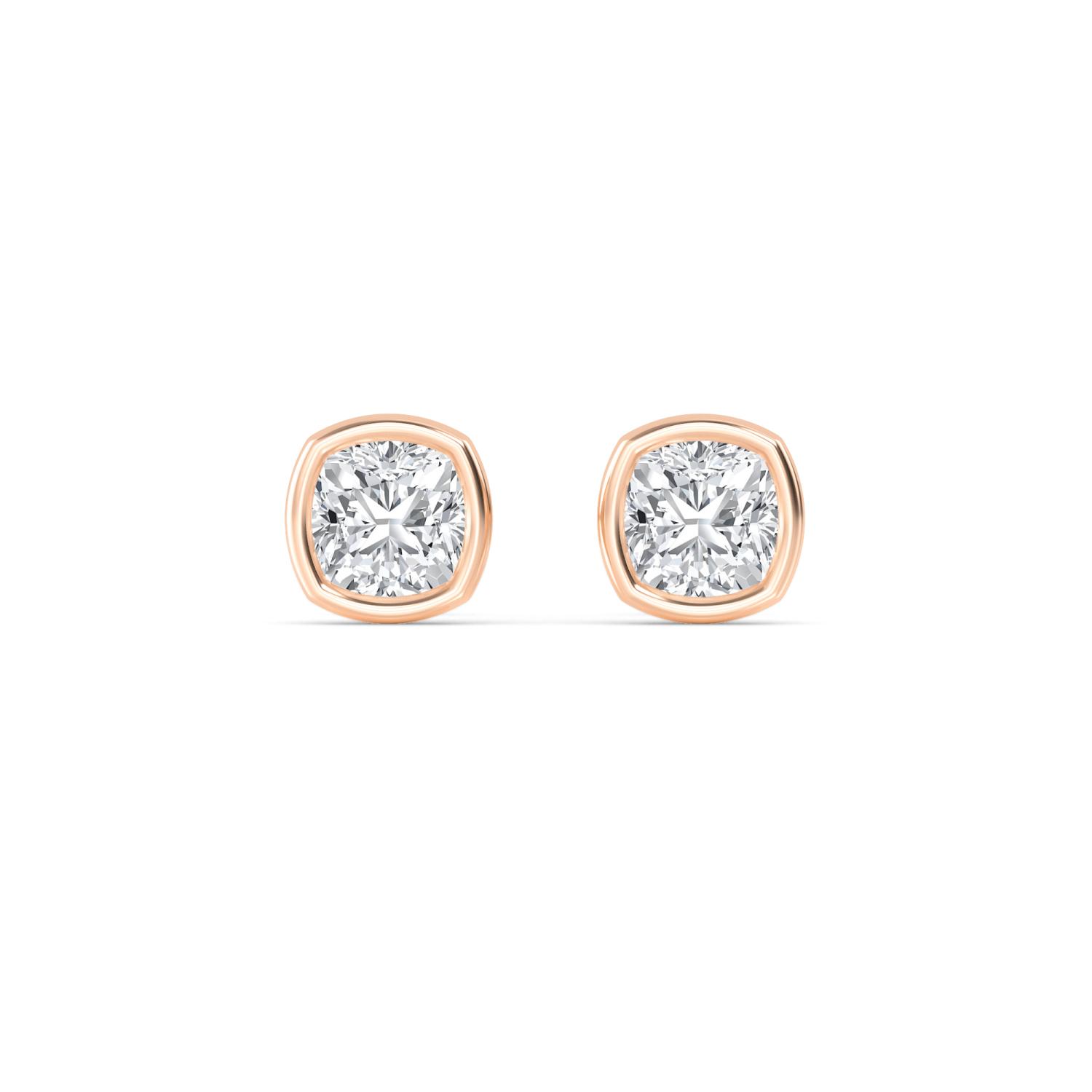 18K Rose Gold Lab Grown Diamond EARRINGS 0.81 ctw E32903CU-1
