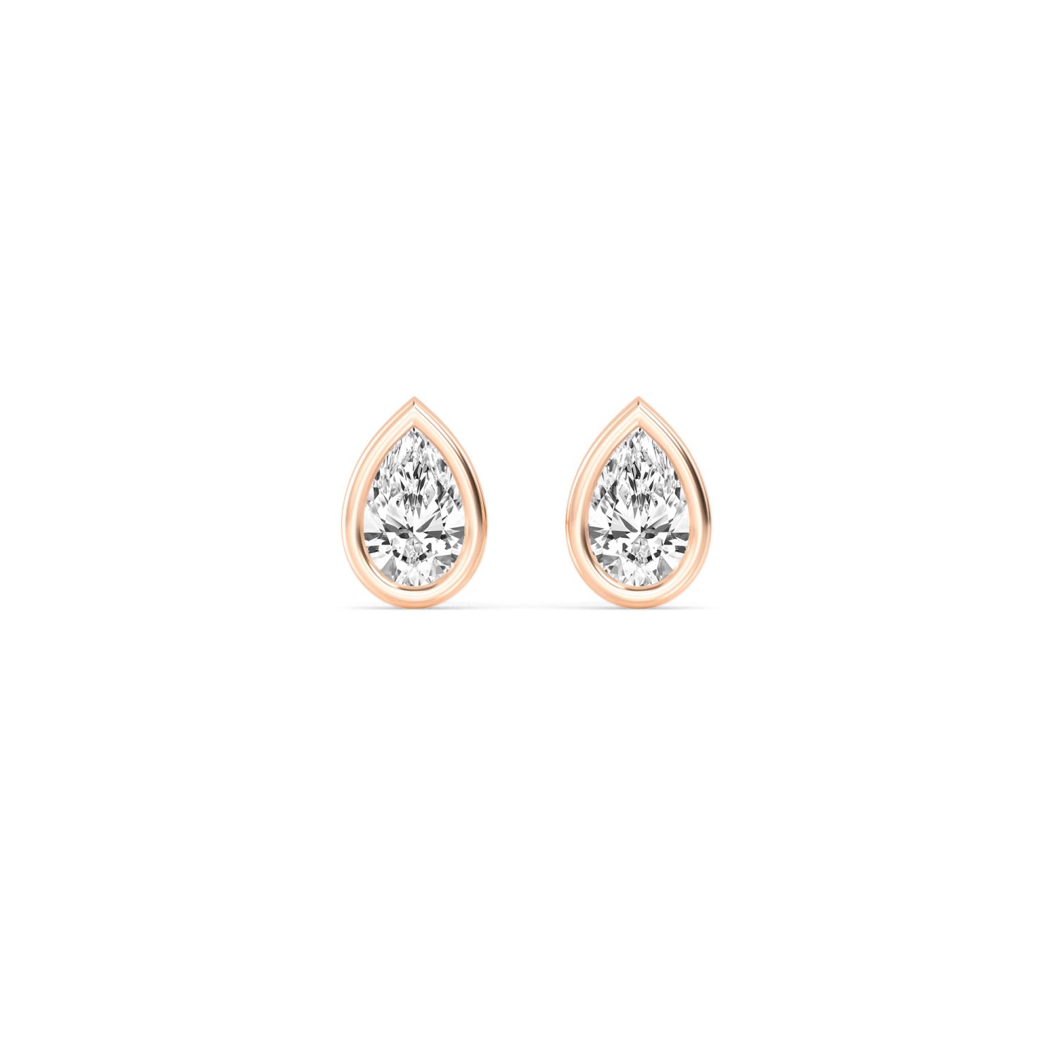 18K Rose Gold Lab Grown Diamond EARRINGS 1.00 ctw E32903PE-1
