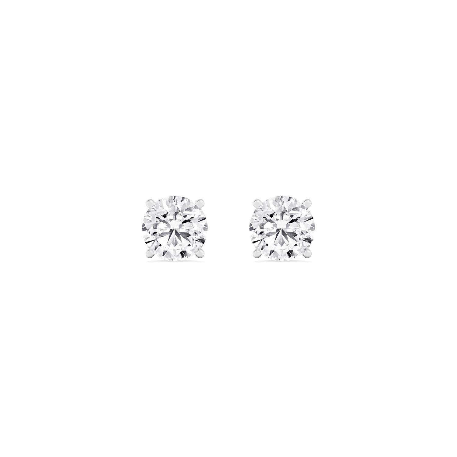 18K White Gold Lab Grown Diamond EARRINGS 0.31 ctw E32932-0.30CT