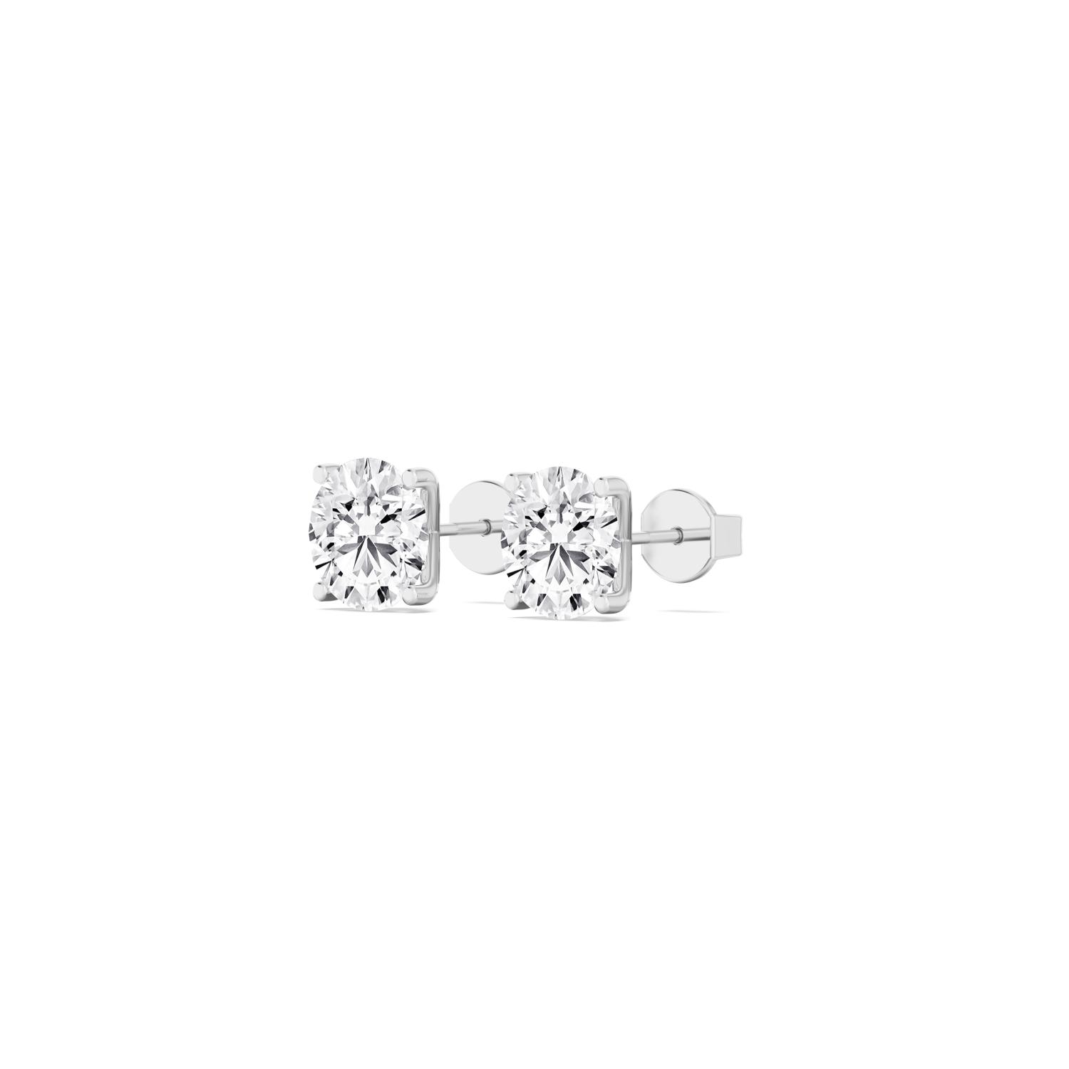 18K White Gold Lab Grown Diamond EARRINGS 0.31 ctw E32932-0.30CT