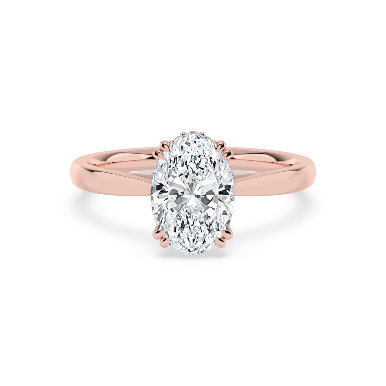 18K Rose Gold Lab Grown Diamond ENGAGEMENT RINGS 2.10 ctw ER00001OVHH-2
