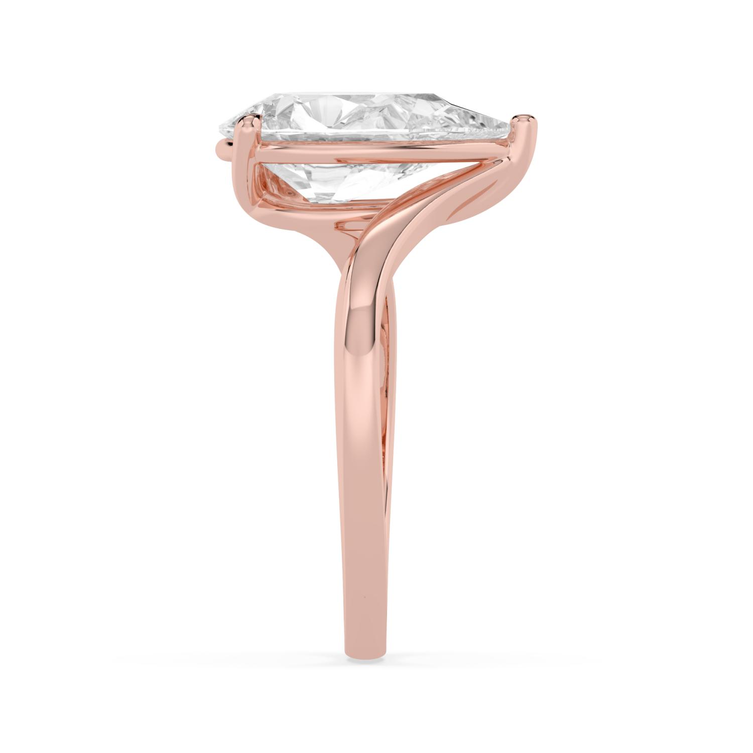 18K Rose Gold Lab Grown Diamond ENGAGEMENT RINGS 3.00 ctw ER00007PE-3