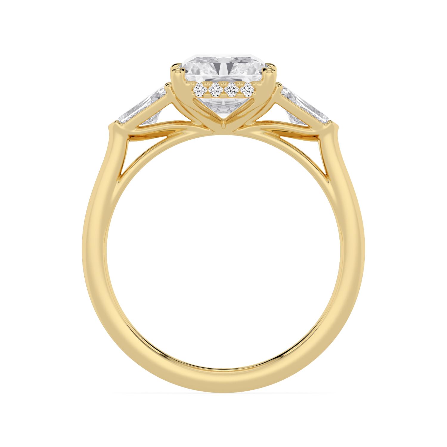 18K Yellow Gold Lab Grown Diamond ENGAGEMENT RINGS 3.50 ctw ER00041RDTHH-3