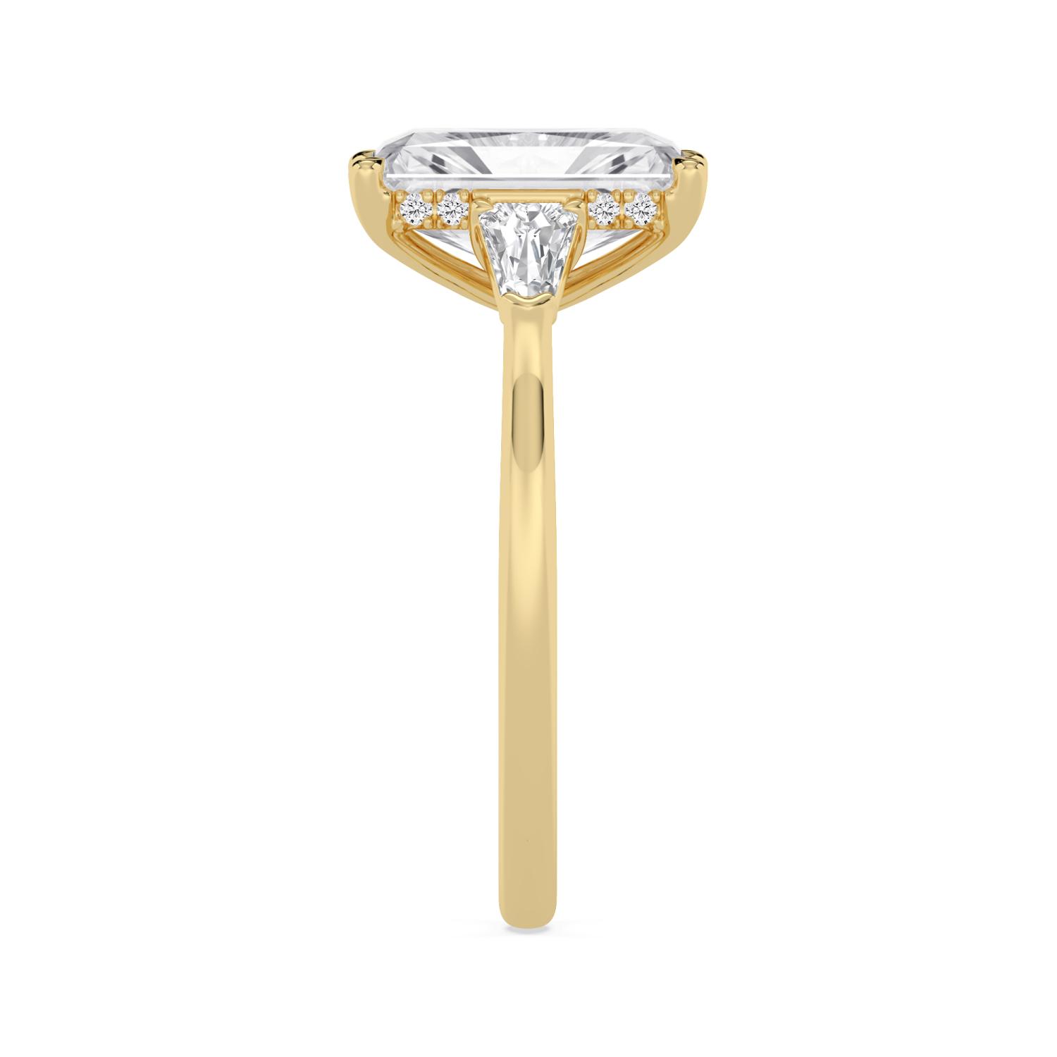 18K Yellow Gold Lab Grown Diamond ENGAGEMENT RINGS 3.50 ctw ER00041RDTHH-3