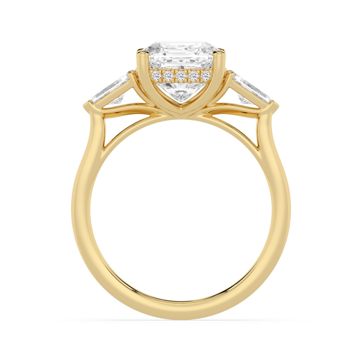 18K Yellow Gold Lab Grown Diamond ENGAGEMENT RINGS 3.53 ctw ER00041SCUHH-3
