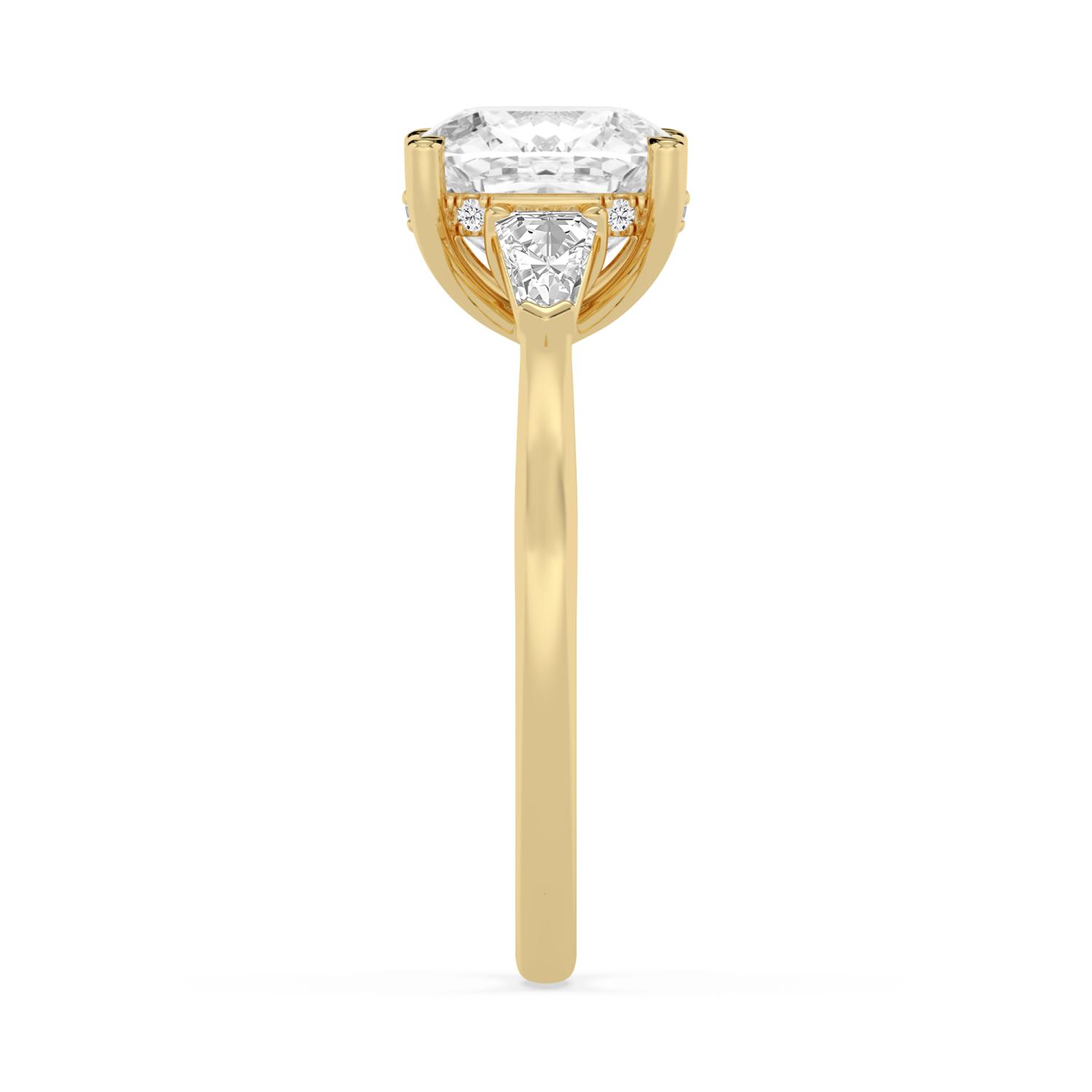 18K Yellow Gold Lab Grown Diamond ENGAGEMENT RINGS 3.53 ctw ER00041SCUHH-3