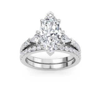 Lab Grown Diamond Engagement Ring 4.01 ctw ER00096MQ-3