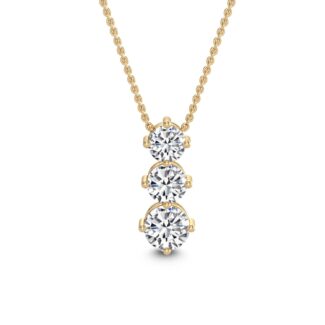 Lab Grown Diamond PENDANT 1.50 ctw P31243-1.50CT