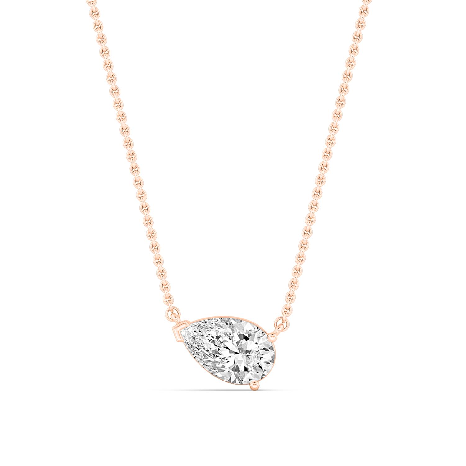 18K Rose Gold Lab Grown Diamond PENDANT 1.06 ctw P31603PE-1