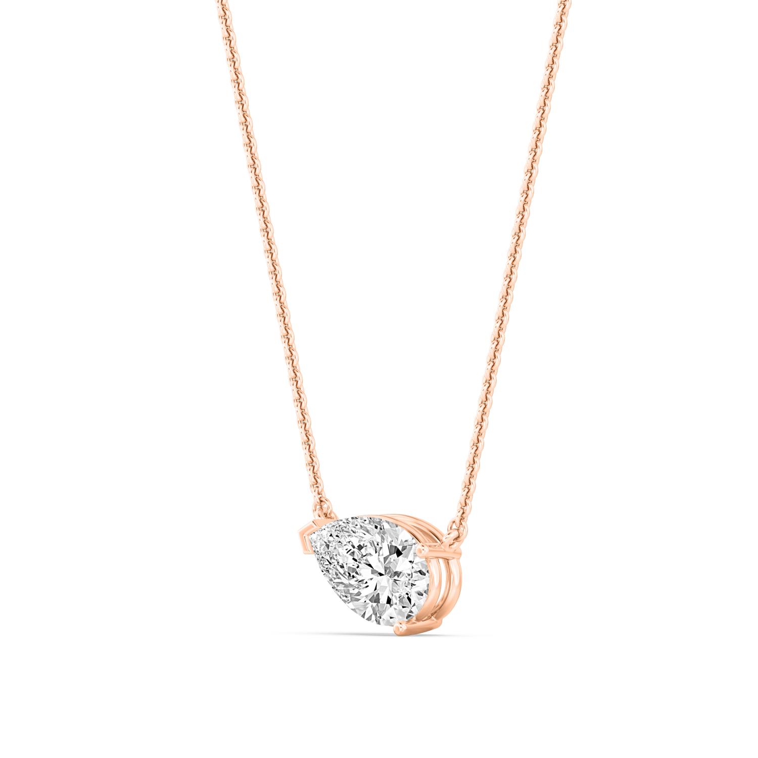 18K Rose Gold Lab Grown Diamond PENDANT 1.06 ctw P31603PE-1