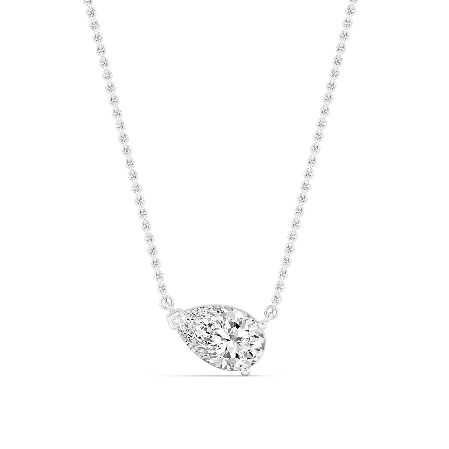 18K White Gold Lab Grown Diamond PENDANT 1.06 ctw P31603PE-1