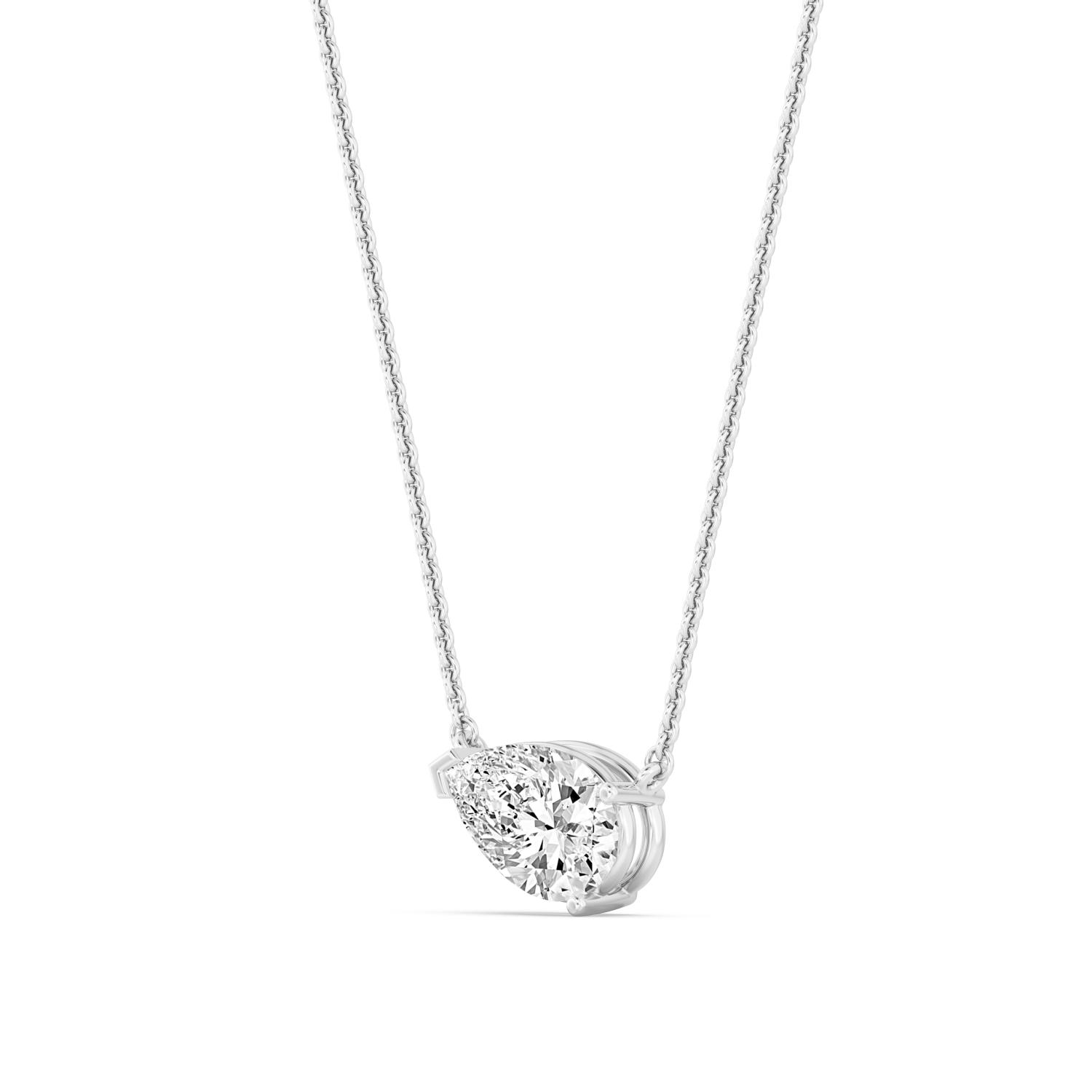 18K White Gold Lab Grown Diamond PENDANT 1.06 ctw P31603PE-1