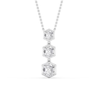 Lab Grown Diamond PENDANT 1.61 ctw P32546HX-1.50CT