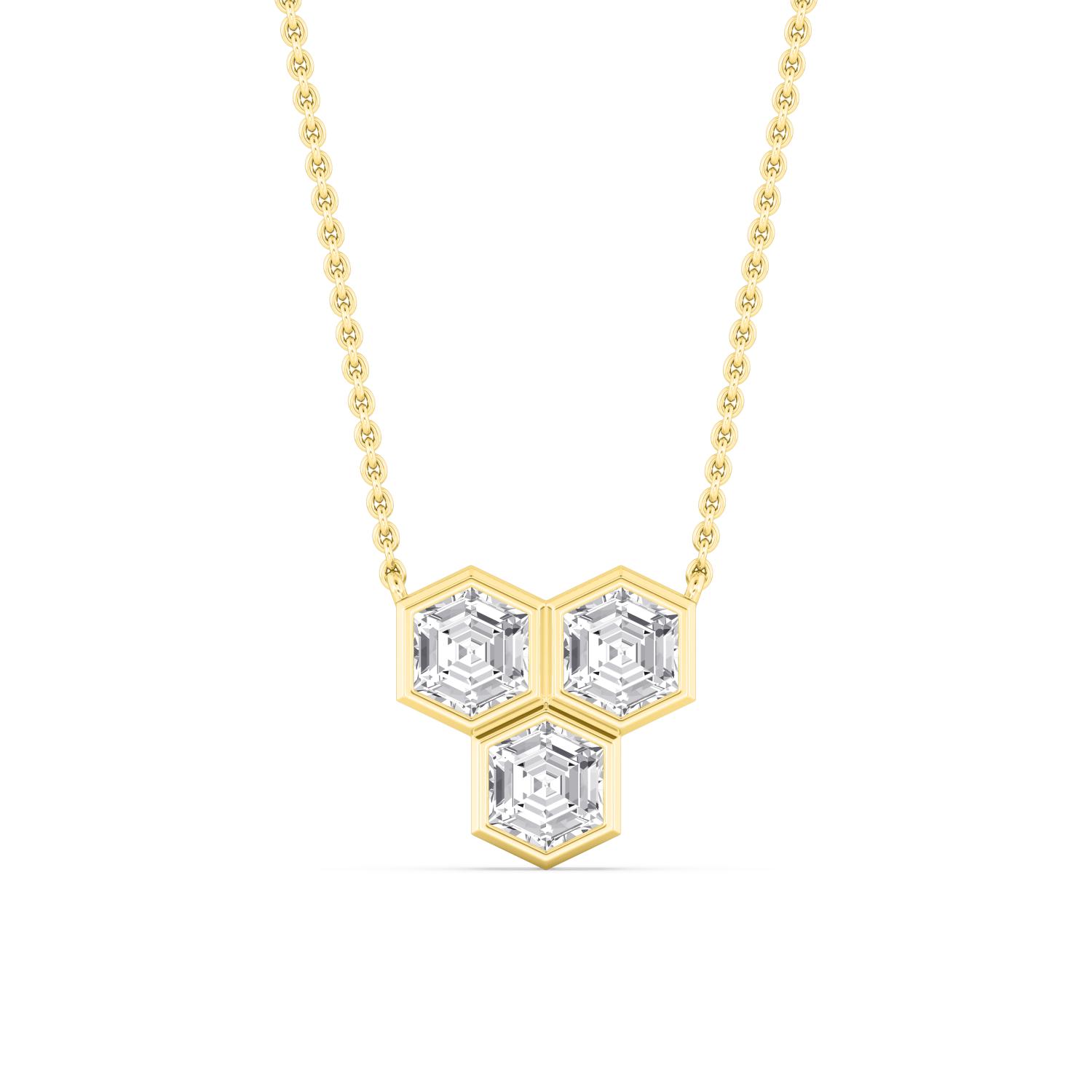 18K Yellow Gold Lab Grown Diamond PENDANT 1.61 ctw P32552HX-1.50CT