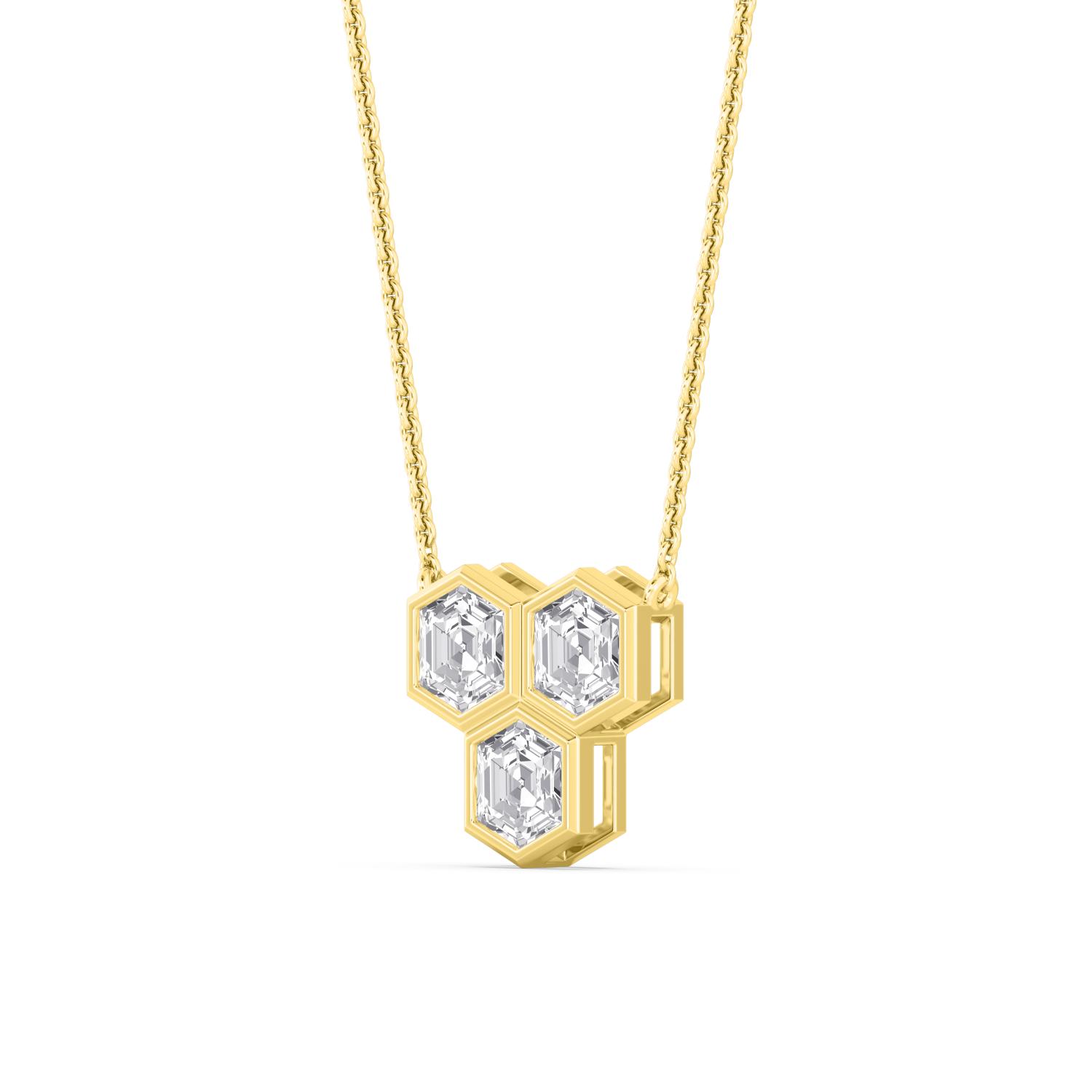 18K Yellow Gold Lab Grown Diamond PENDANT 1.61 ctw P32552HX-1.50CT