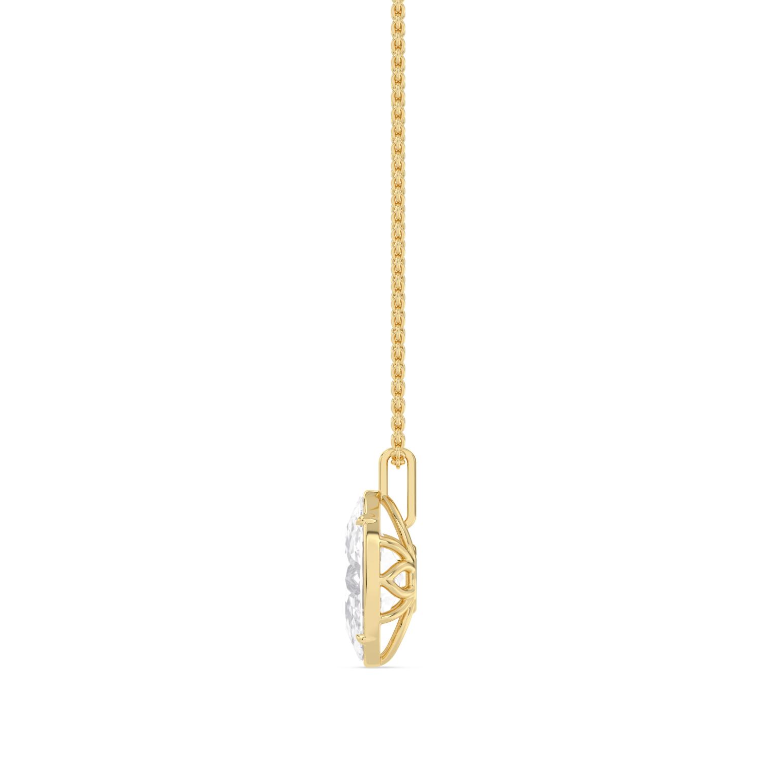 18K Yellow Gold Lab Grown Diamond PENDANT 2.00 ctw P32800MOV-2
