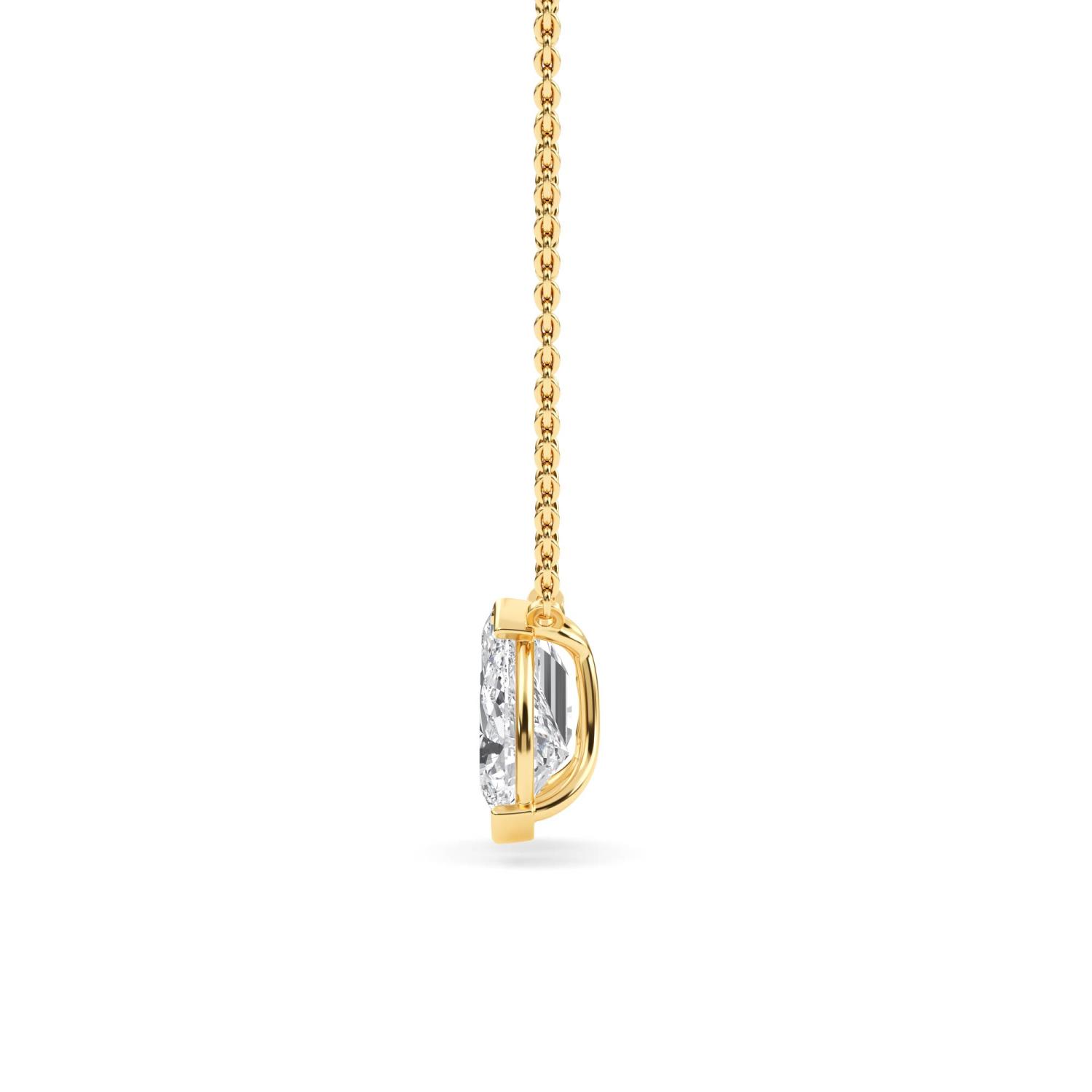 18K Yellow Gold Lab Grown Diamond PENDENT SET 3.08 ctw PSP210105EMPE-3