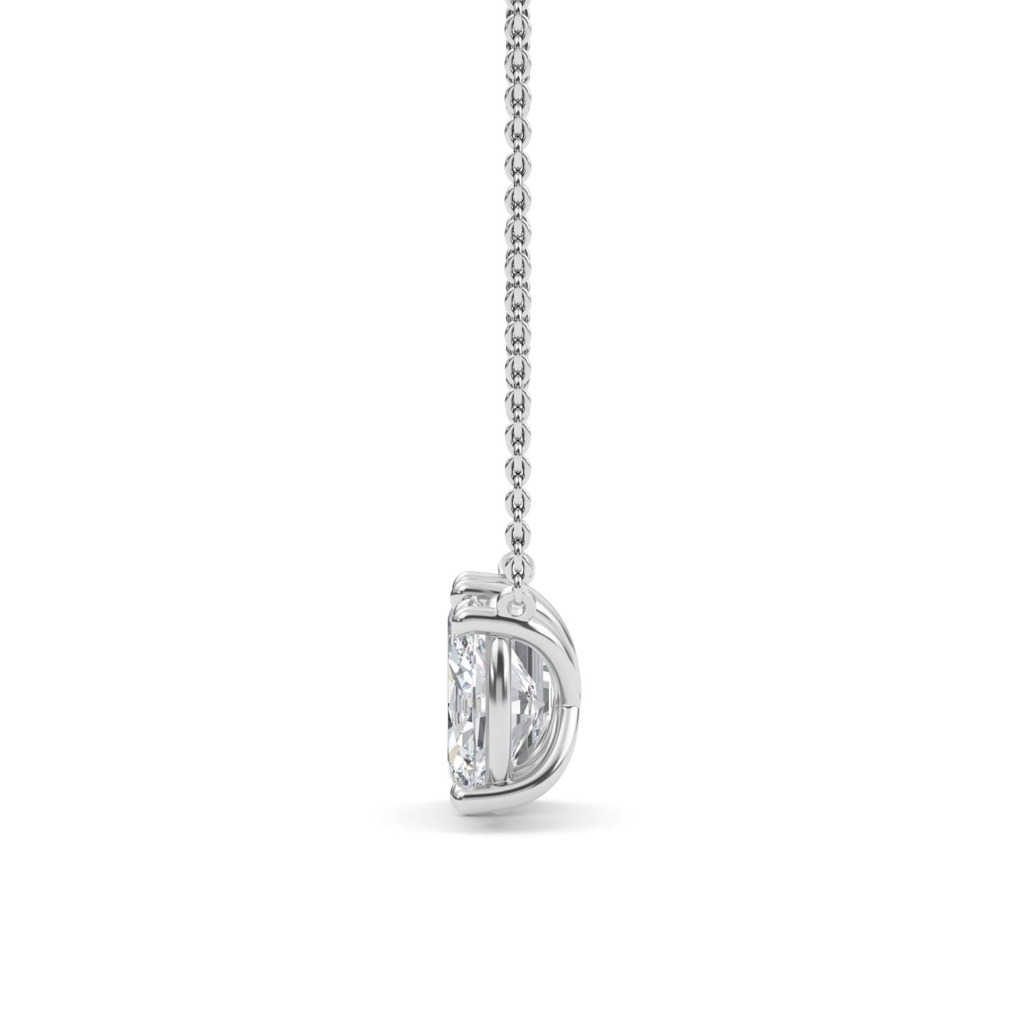 18K White Gold Lab Grown Diamond PENDENT SET 3.35 ctw PSP210106EMOV-3