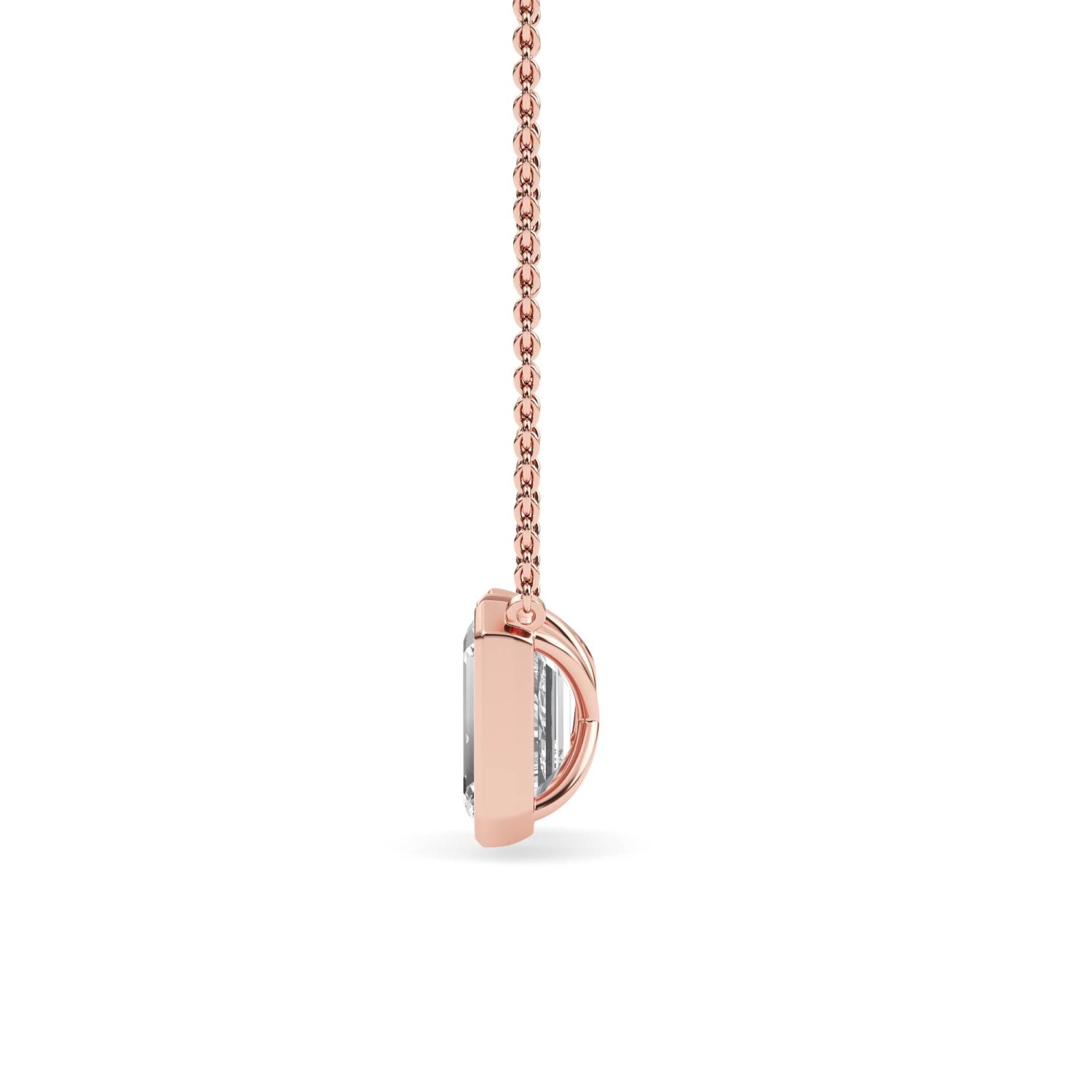 18K Rose Gold Lab Grown Diamond PENDENT SET 3.10 ctw PSP210111PEEM-3
