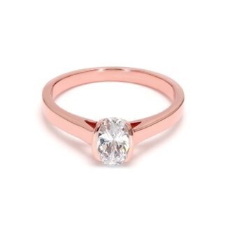 Lab Grown Diamond Engagement Ring R54491OV-0.50CT