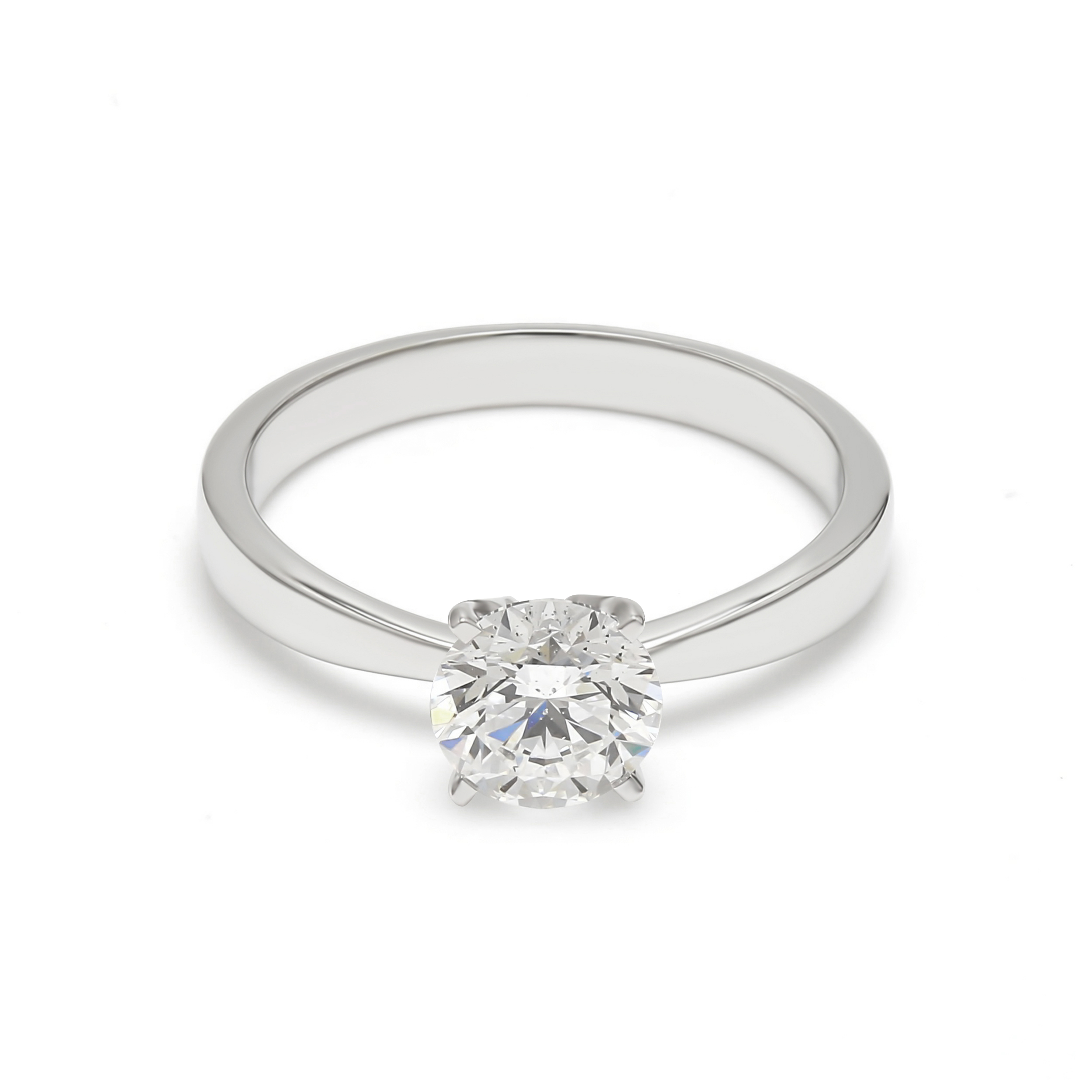 18K White Gold Lab Grown Diamond Engagement Ring R54820-1