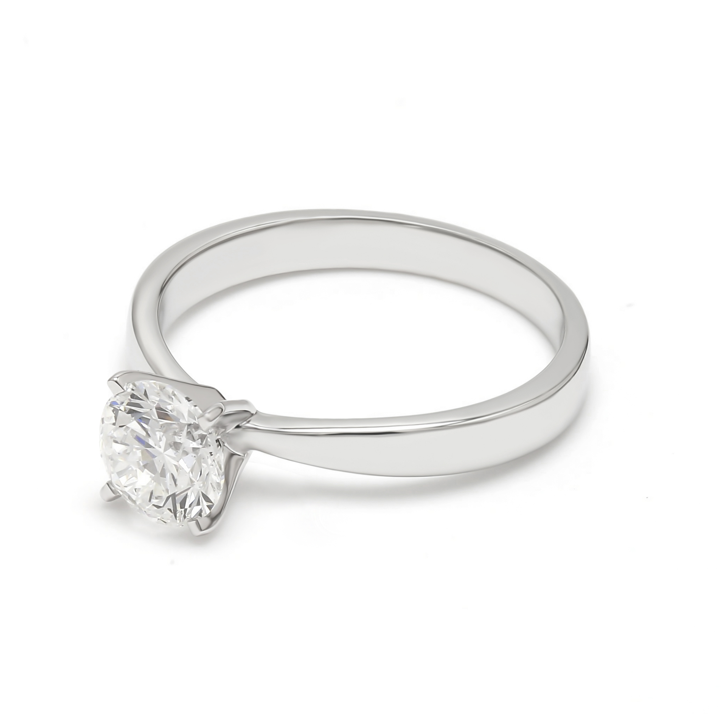 18K White Gold Lab Grown Diamond Engagement Ring R54820-1