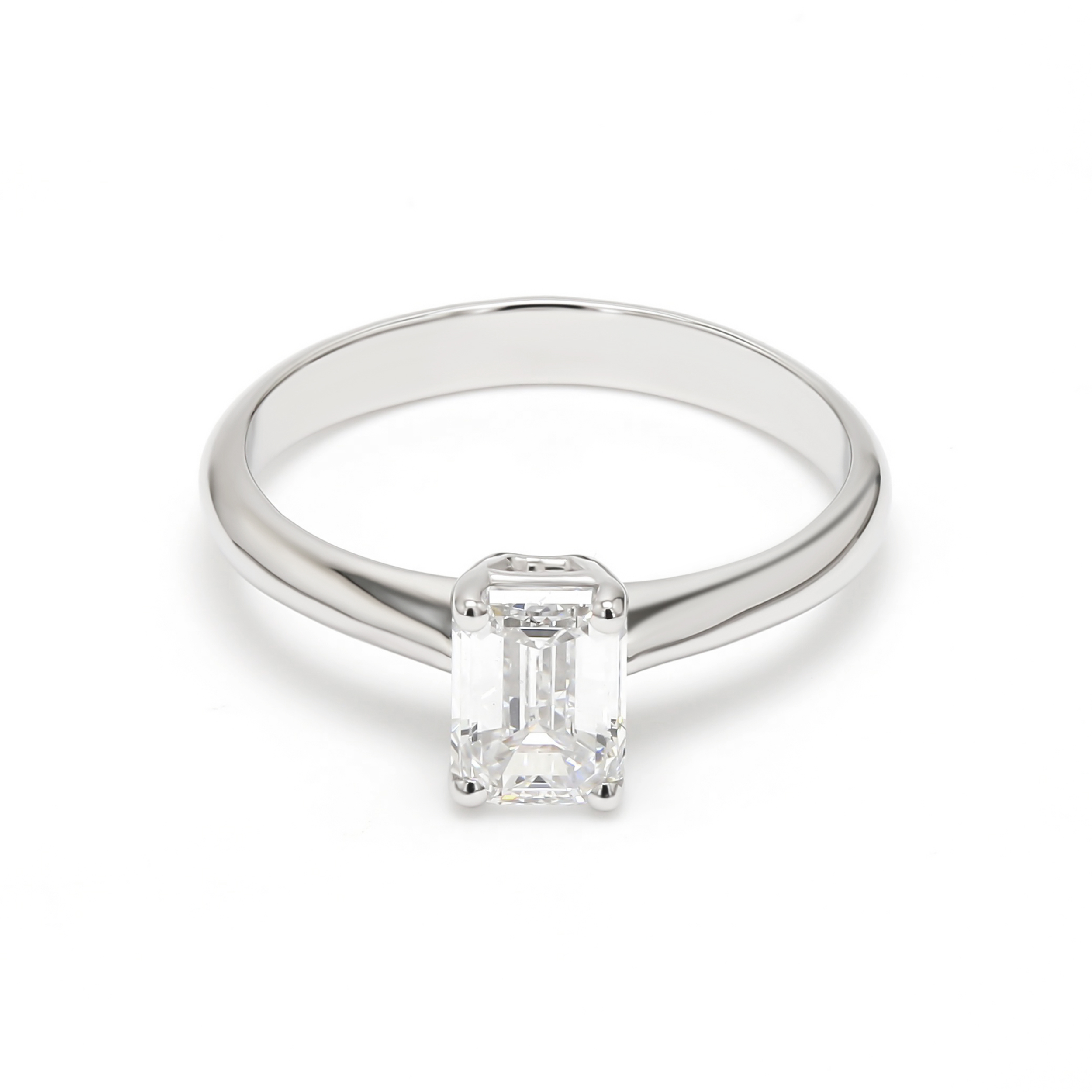 18K White Gold Lab Grown Diamond Engagement Ring R54834EM-1
