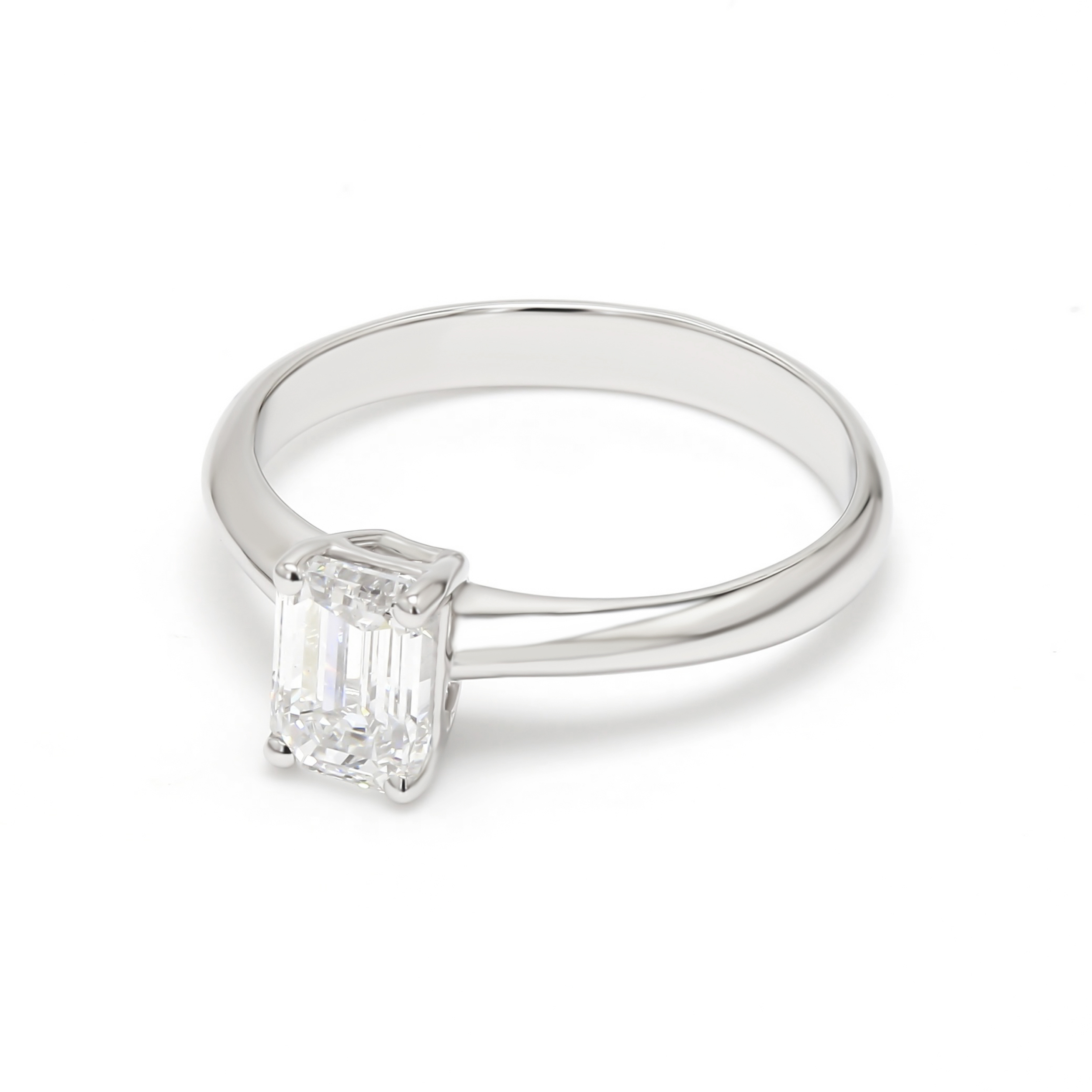 18K White Gold Lab Grown Diamond Engagement Ring R54834EM-1