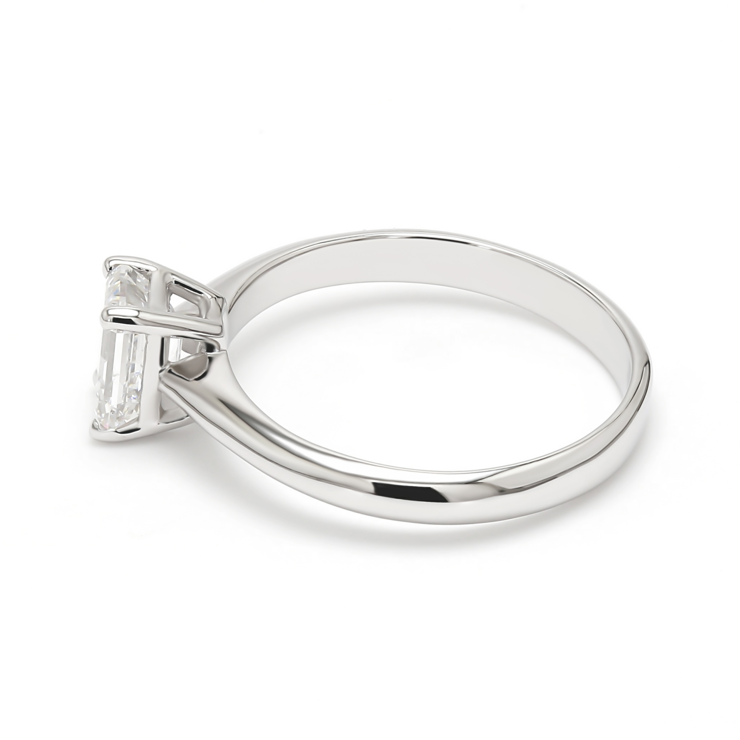 18K White Gold Lab Grown Diamond Engagement Ring R54834EM-1