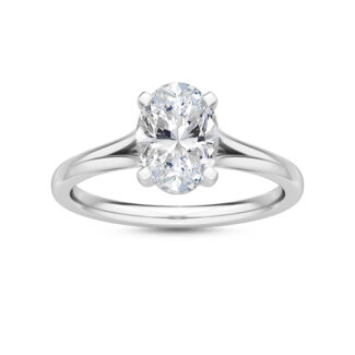 Lab Grown Diamond Engagement Ring R55010OV-1