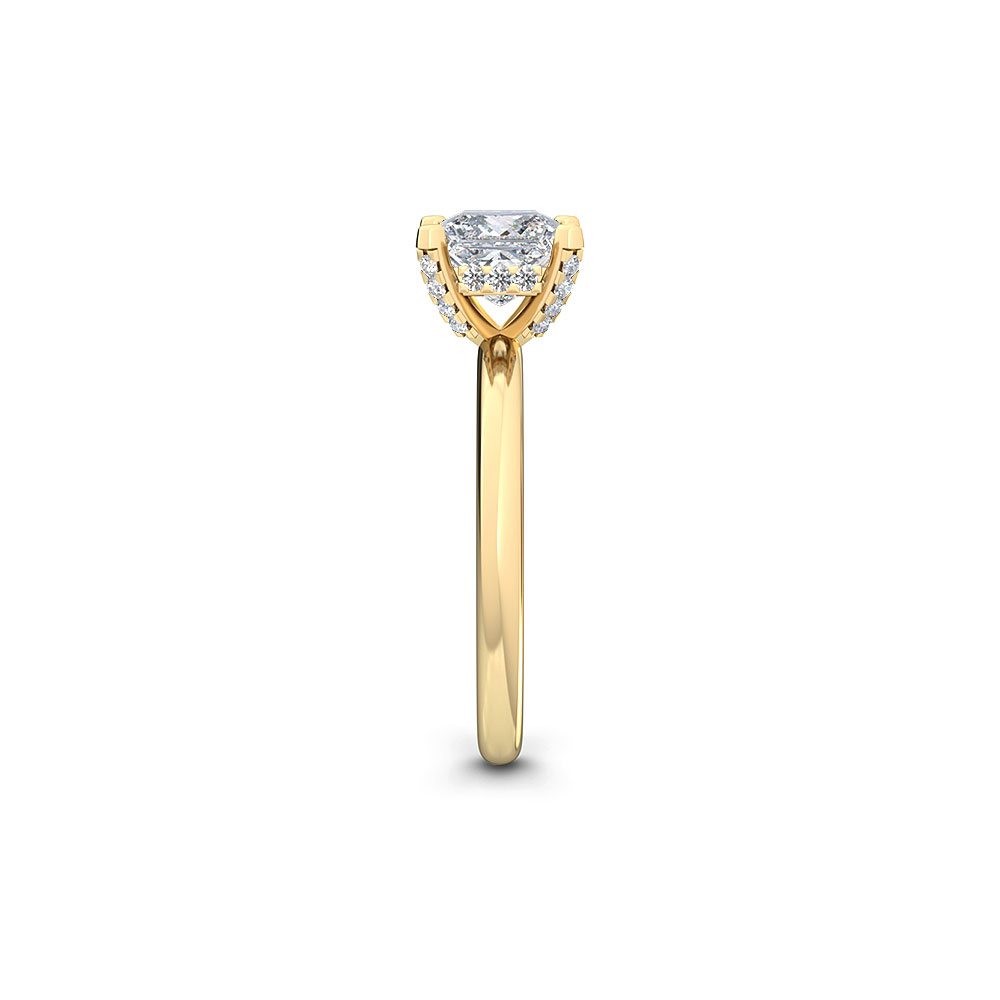 18K Yellow Gold Lab Grown Diamond Engagement Ring 1.14 ctw R55039EM-1HH