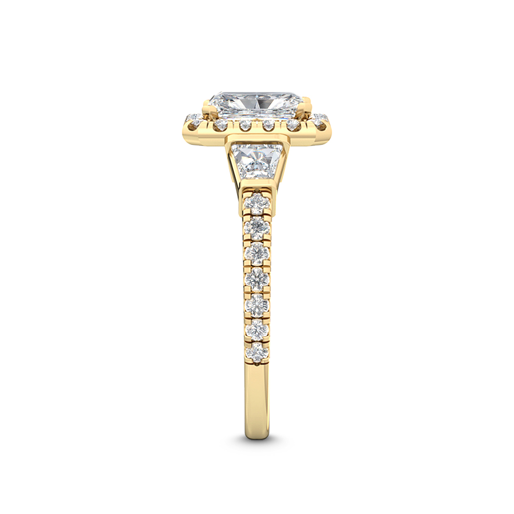18K Yellow Gold Lab Grown Diamond Engagement Ring 1.95 ctw R55519RDT