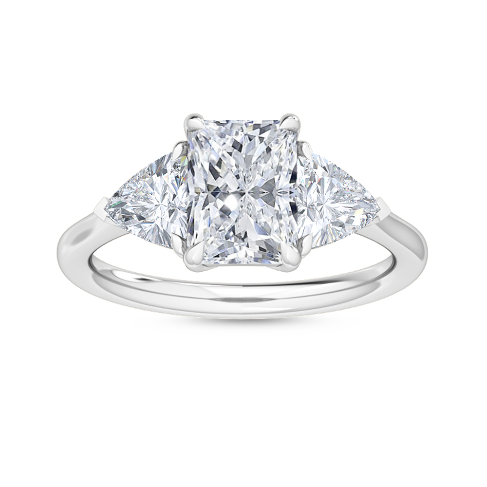 18K White Gold Lab Grown Diamond Engagement Ring 2.01 ctw R55977