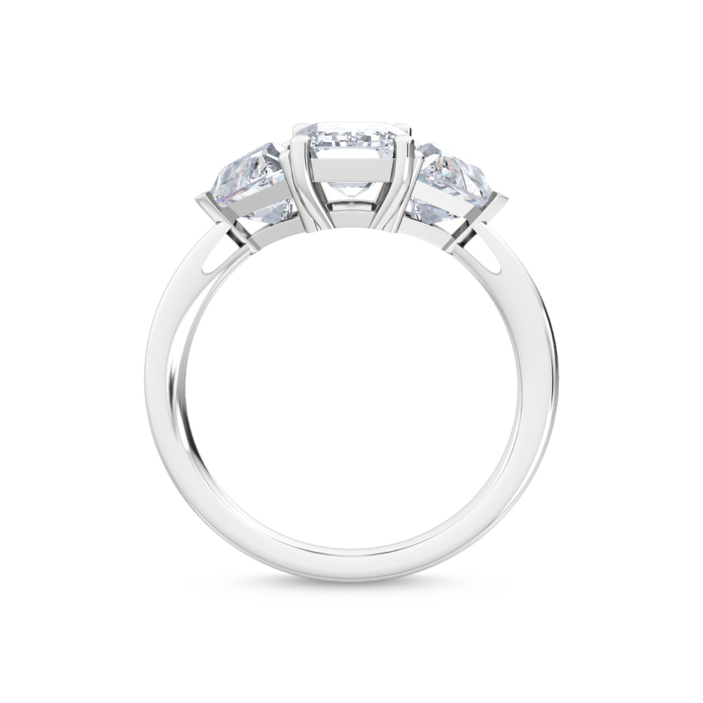 18K White Gold Lab Grown Diamond Engagement Ring 2.46 ctw R55980RDT-1.50CT