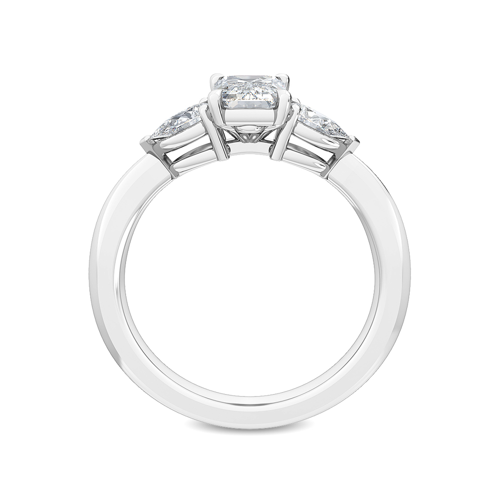 18K White Gold Lab Grown Diamond Engagement Ring 1.44 ctw R56285EM