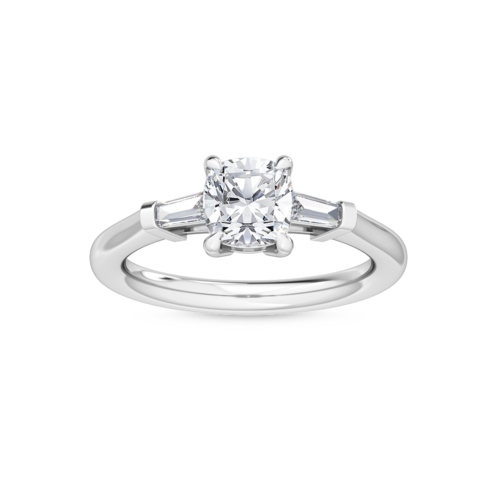 18K White Gold Lab Grown Diamond Engagement Ring 1.20 ctw R56324
