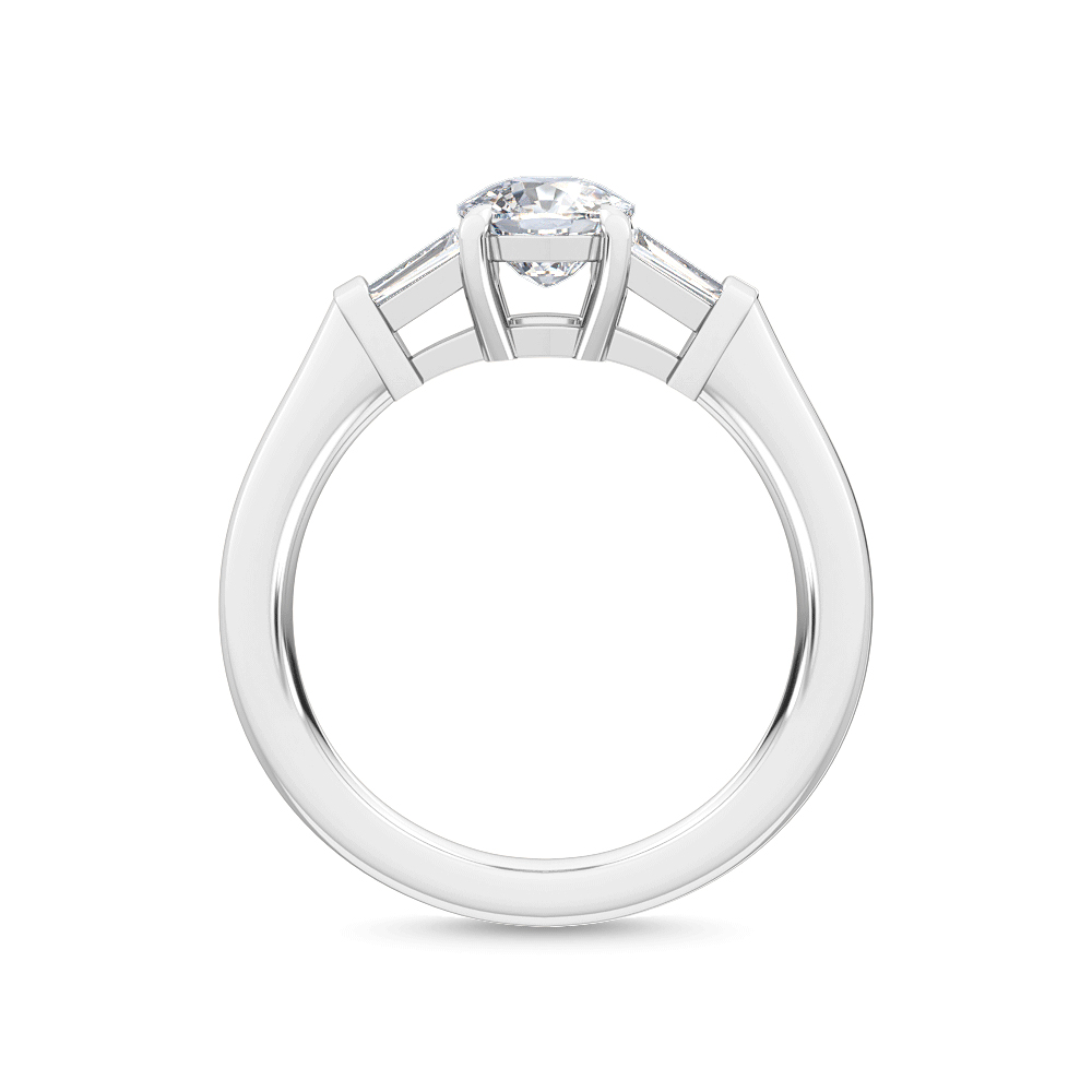 18K White Gold Lab Grown Diamond Engagement Ring 1.20 ctw R56324