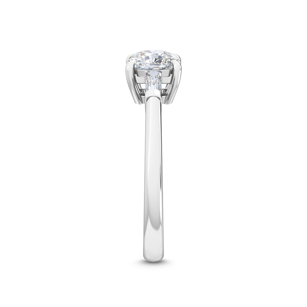 18K White Gold Lab Grown Diamond Engagement Ring 1.20 ctw R56324