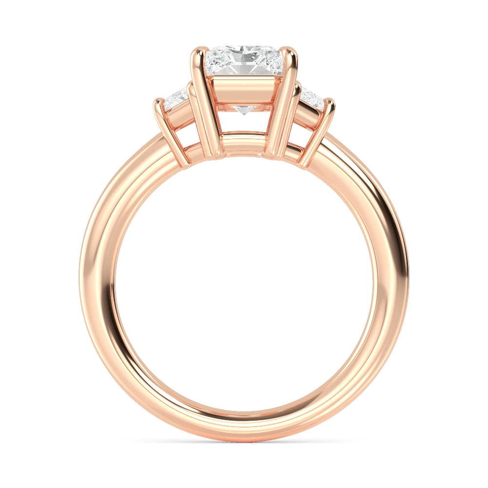 18K Rose Gold Lab Grown Diamond Engagement Ring 1.42 ctw R56939RDT-1