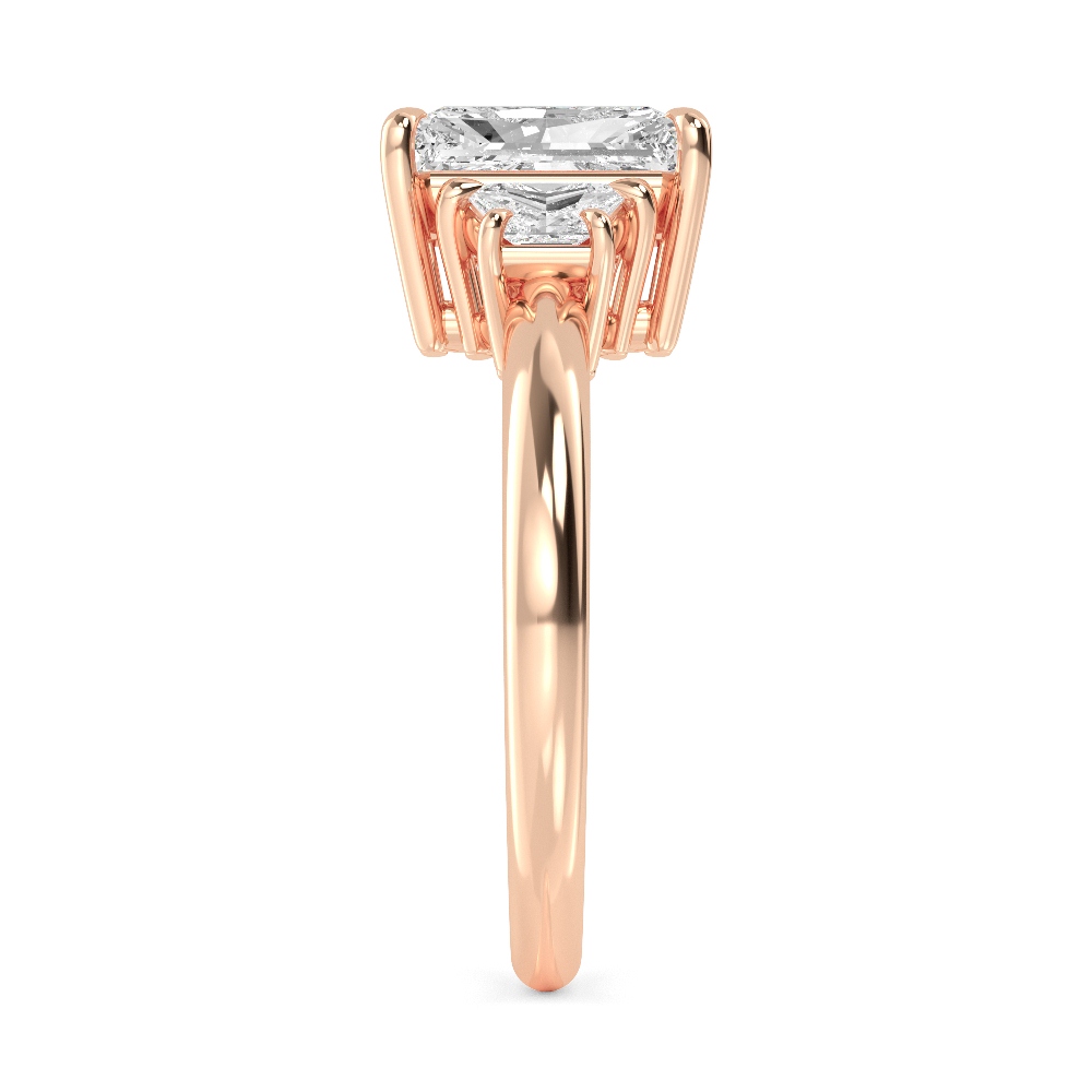 18K Rose Gold Lab Grown Diamond Engagement Ring 1.42 ctw R56939RDT-1