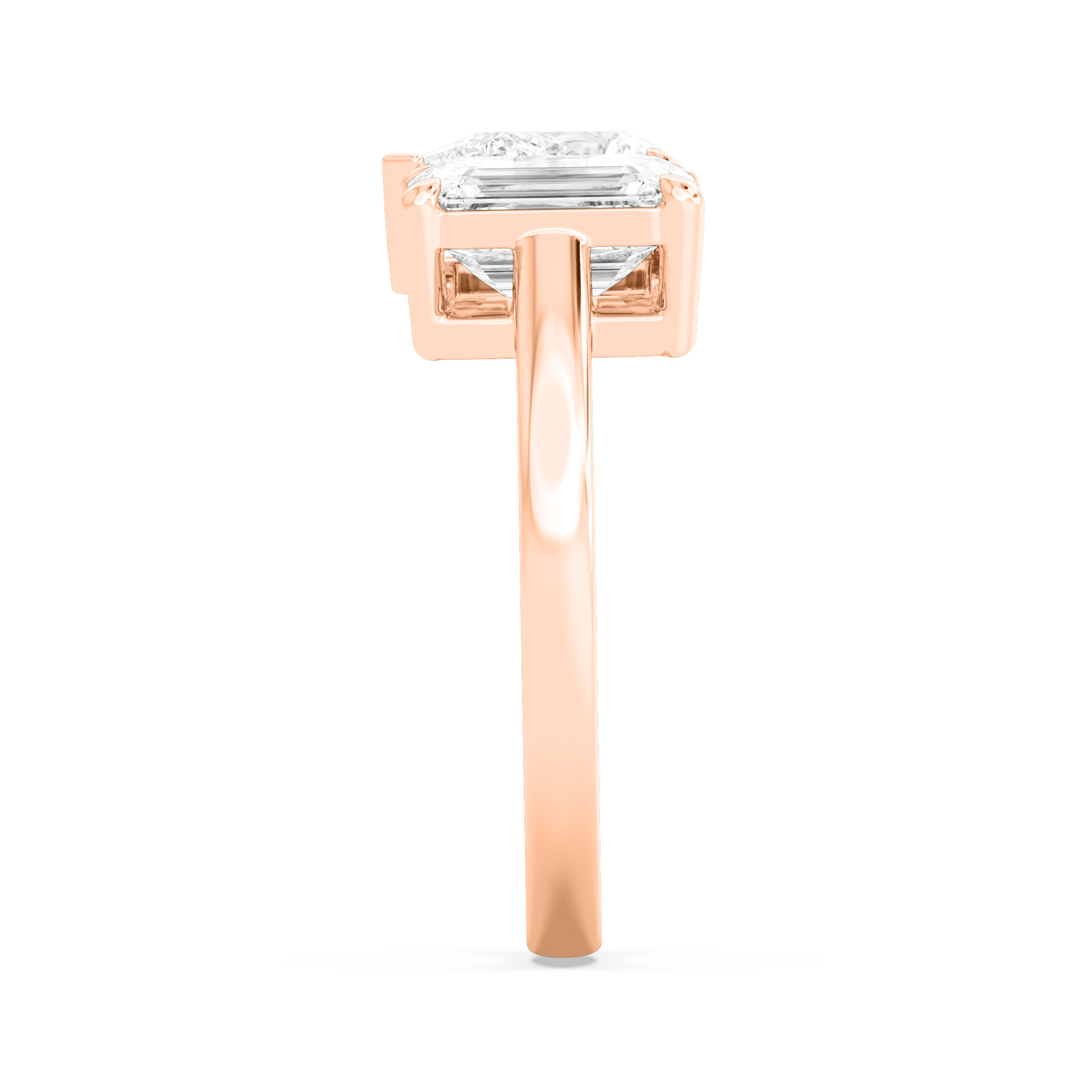 18K Rose Gold Lab Grown Diamond Engagement Ring 2.12 ctw R57526PEEM-2
