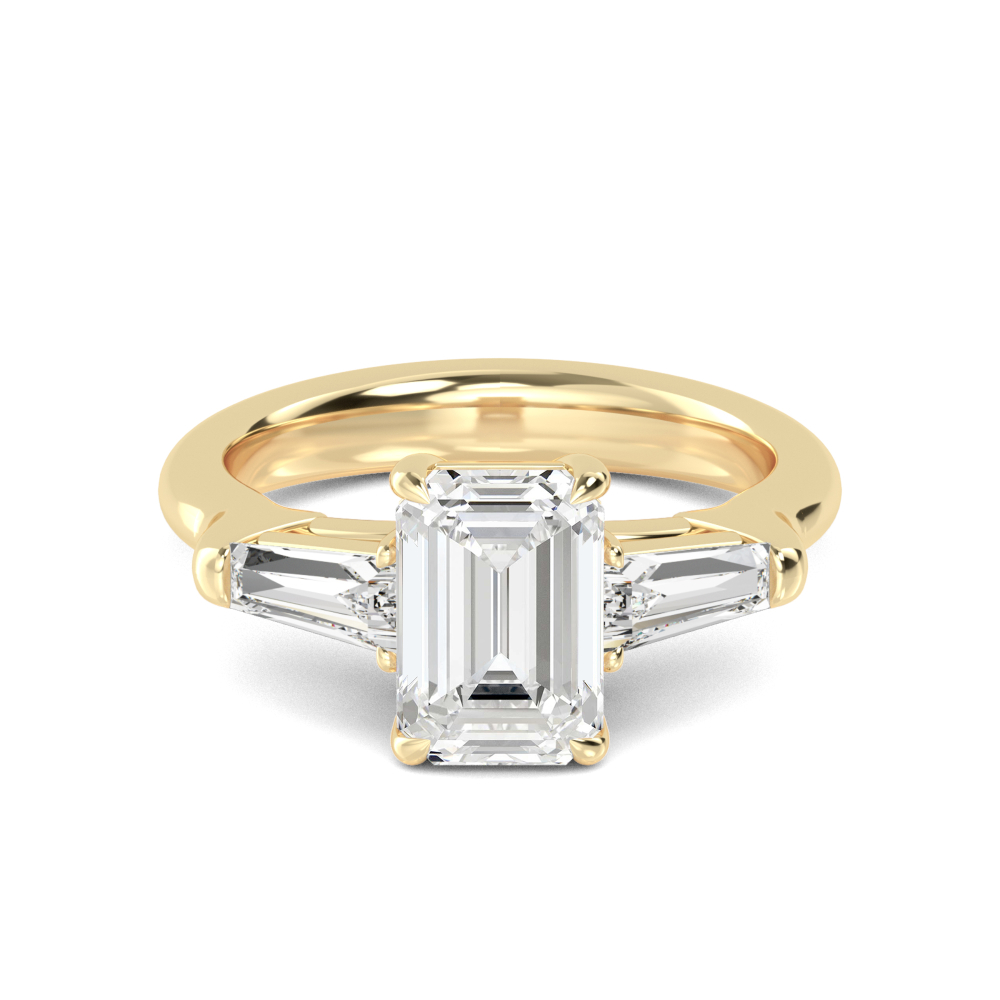 18K Yellow Gold Lab Grown Diamond Engagement Ring 2.58 ctw R57604EM-2